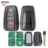 KEYDIY TB01-4 button KD Smart Key Universal Remote Control with 8A chip for Toyota Corolla RAV4 Camry/Lexus