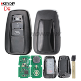 KEYDIY TB01 3 button KD Smart Key Universal Remote Control with 8A chip for Toyota Corolla RAV4 Camry/Lexus