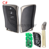 Lonsdor smartkey LT21-07 for the LATEST Lexus 8A-B6 6100 2025+ smart key，Support device: KW100/K518PRO/K518