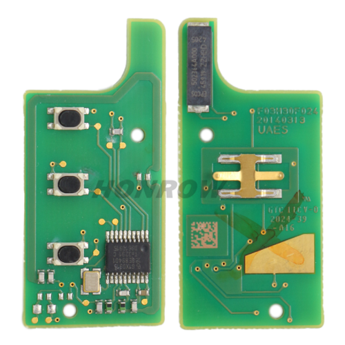 For Chevrolet Captiva 3 button remote key with 433.92MHz ASK PCF7961X ID47 Chip P/N:23611464