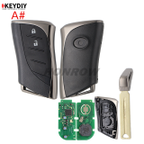KEYDIY TB02-4 smart remote key with 8A chip,please choose the key style