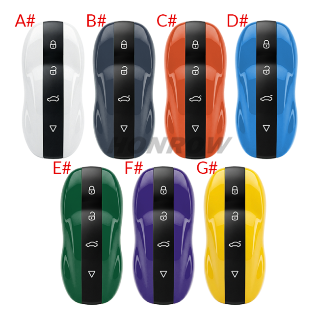KEYDIY 4 button smart key shell  ,please choose the color.