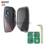 KEYDIY KD FGB57 4 button remote key with  434mhz support KD-MP KDX2 KD-MAX KDX4