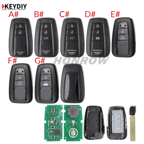 KEYDIY TB01 3 button KD Smart Key Universal Remote Control with 8A chip for Toyota Corolla RAV4 Camry/Lexus
