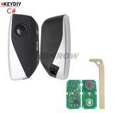 KEYDIY KD FGB57 4 button remote key with  434mhz support KD-MP KDX2 KD-MAX KDX4