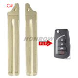 For Toy remote key blade