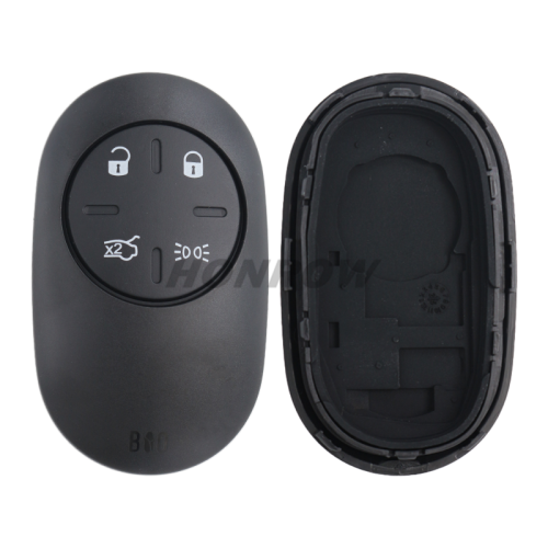 For new Fiat 4 button Smart remote key shell for Fiat 500 500E 500L 500X 2020-2024