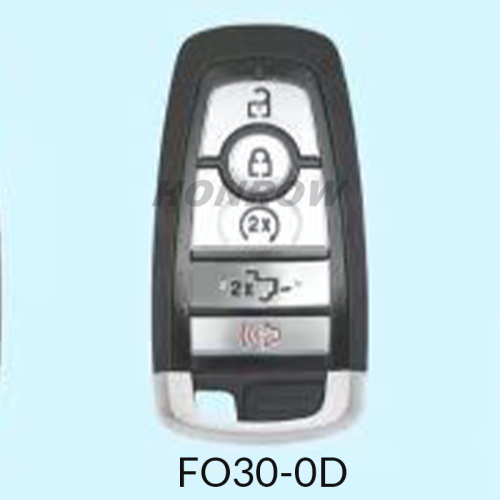 Lonsdor smart key For Ford FO30-0D 5 button smart key Support ID46 ID49 chip,Frequency 315/433Mhz