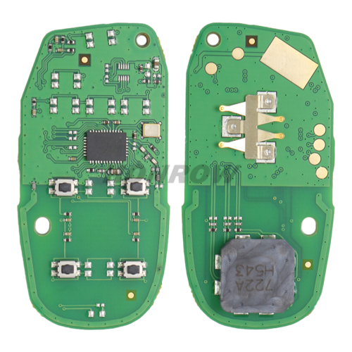For FIAT 500E 4 button remote key with ATMEL AES 6A chip 433Mhz FSK FCC ID: LTQFI7PE 6000634187
