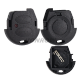 For VW Golf 2 button remote key Case Without logo