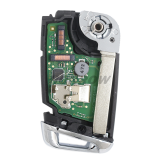 KYDZ For VW keyless MQB platform  3 button flip remote key  with ID48 chip-434mhz HU162T Blade