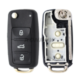 For VW MQB keyless 3B flip remote key with MEGAMOS 49 MQB smart ID48 chip-434mhz ASK model P/N: 5K0837202BH 5K0837202DH
