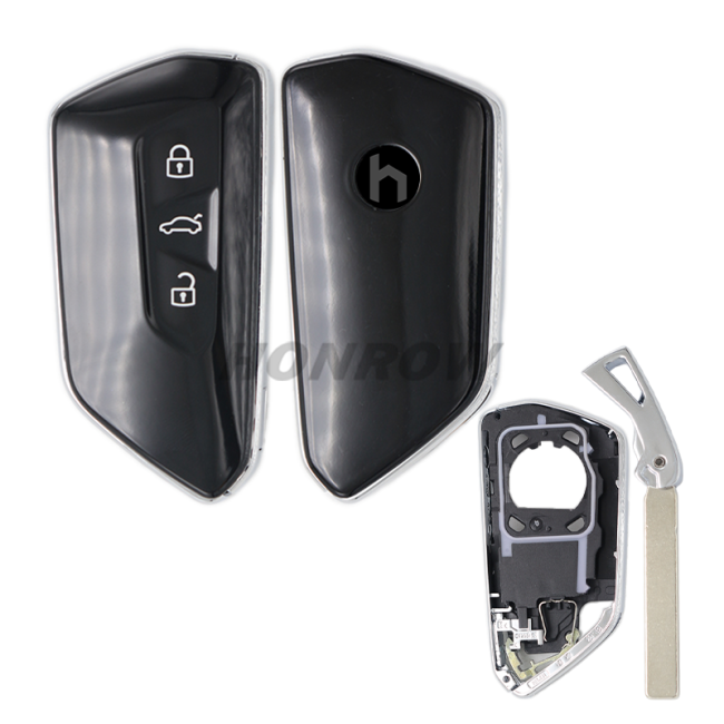 For Original Skoda  3 button smart remote key blank