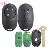 For FIAT 500E 4 button remote key with ATMEL AES 6A chip 433Mhz FSK FCC ID: LTQFI7PE 6000634187