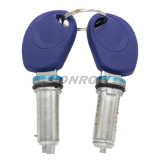 For Iveco Car Ignition Lock Barrel Type Ignition Switch Door Lock for Iveco DAILY 2006-2012 2996075 2996076