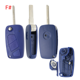 For Fiat 3 button remtoe key blank with special battery clamp