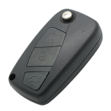 For Fiat 3 button remtoe key blank with special battery clamp