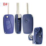 For Fiat 3 button remtoe key blank with special battery clamp