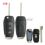 For Ford 2/2+1/3/3+1/4+1 button remote key shell