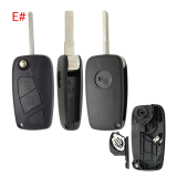 For Fiat 3 button remtoe key blank with special battery clamp