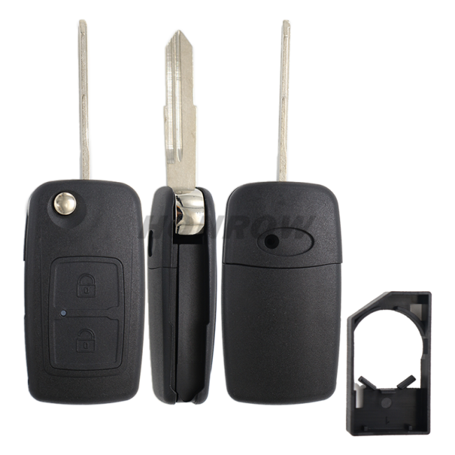 For Chery 2 button remote key blank with left blade