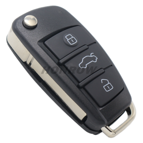 For Audi 3+1 button remote key blank with 149# key blade