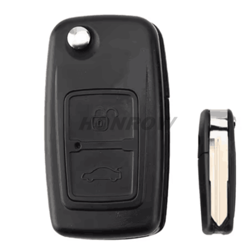 For Chery 2 button remote key blank with right blade