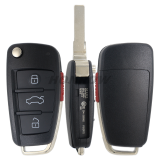 For Audi 3+1 button remote key blank