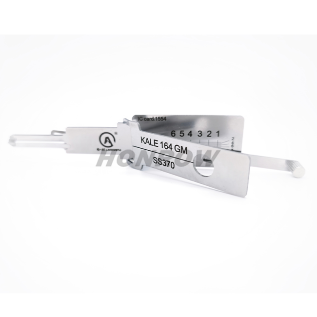 Lishi Tool KALE 164 GM SS370 2-in-1 pick Standard single-sided edge-cut  lock pick lishi style lock pick 2 in 1 tool