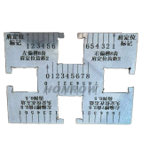 Key Cutter Assist Tool Repair Key Matching Locksmith tool for Positioning tooth Copy Key Data