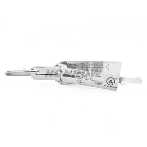 Lishi Tool Vespa GT15R SS222 2-in-1 lock pick lishi style lock pick 2 in 1 tool