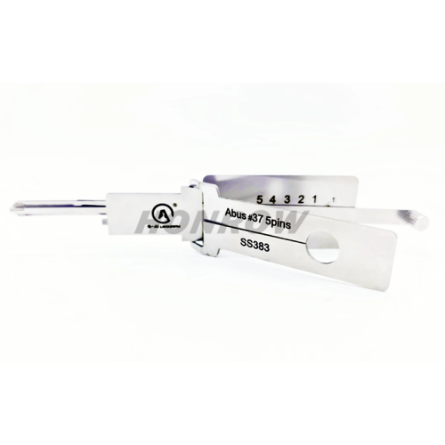 Lishi Tool Abus #37 5pins SS383 lock pick lishi style lock pick 2 in 1 tool