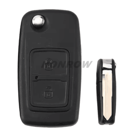 For Chery 2 button remote key blank with right blade
