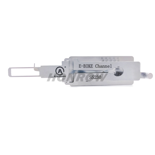 LISHI Tools 2-in-1 E-BIKE Channel SS230  lishi style lock pick 2 in 1 tool