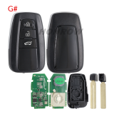 Lonsdor LT20-08 Smart Key PCB with Key shell 8A+4D Adjustable Frequency For Toyota 0410 Support K518 & K518ISE & KH100+