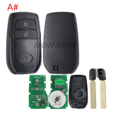 LT30-02 BOARD NUMBER 2561 0110 1320 2550 2000 THE L ATEST TOYOTA 4A SMART KEY SOLUTION SUPPORT FREQUENCY 31 2 09/314.35 SUPPORTED MODELS Camry(2024-) Sienna(2024-) Corolla(2022-) Corolla Cross(2022-) Levin (2022-) SUPPORT PROGRAM No limits for Programmer