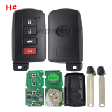 Lonsdor LT20-04 Smart Key with key shell 8A+4D Adjustable Frequency For Toyota & Lexus 0010 0020 7930 2110 Support K518 & K518ISE & KH100+