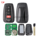 Lonsdor LT20-04 Smart Key with key shell 8A+4D Adjustable Frequency For Toyota & Lexus 0010 0020 7930 2110 Support K518 & K518ISE & KH100+