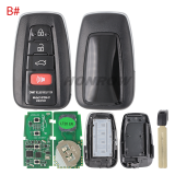 Lonsdor LT20-04 Smart Key with key shell 8A+4D Adjustable Frequency For Toyota & Lexus 0010 0020 7930 2110 Support K518 & K518ISE & KH100+