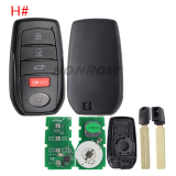LT30-02 BOARD NUMBER 2561 0110 1320 2550 2000 THE L ATEST TOYOTA 4A SMART KEY SOLUTION SUPPORT FREQUENCY 31 2 09/314.35 SUPPORTED MODELS Camry(2024-) Sienna(2024-) Corolla(2022-) Corolla Cross(2022-) Levin (2022-) SUPPORT PROGRAM No limits for Programmer