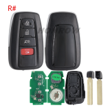 LONSDOR LT30-01 4 button smart key with TOYOTA 4A UNIVERSAL SMART KEY BOARD NUMBER 2000 2561 1320 2550 01 10 SUPPORTED MODELS： COROLLA(2019-)  LEVIN(2019-) COROLLA CROSS(2019-)  ALLION(2016-) CAMRY(2024-)