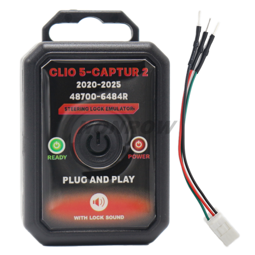 For CLIO 5-CAPTUR 2 2020-2025 48700-6484R Steering Lock Emulator with lock sound