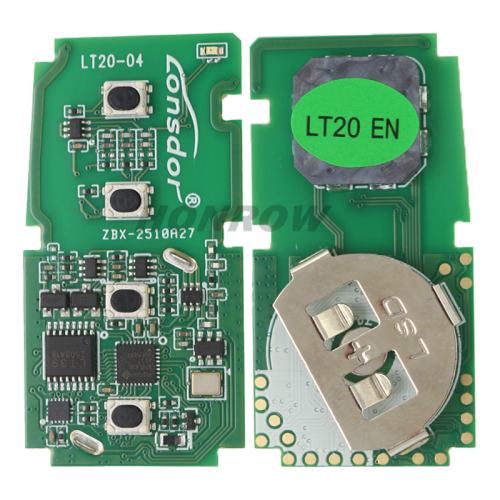 Lonsdor LT20-04 Smart Key with key shell 8A+4D Adjustable Frequency For Toyota & Lexus 0010 0020 7930 2110 Support K518 & K518ISE & KH100+