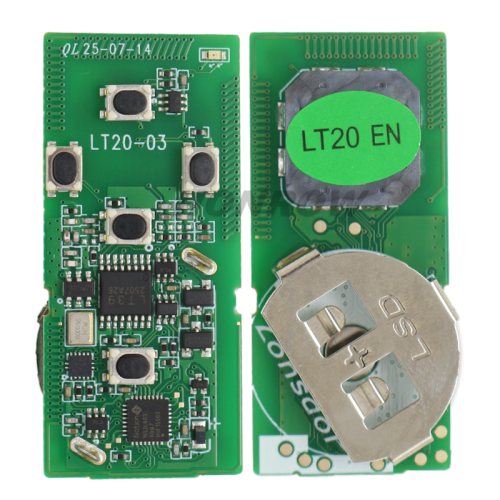 Lonsdor LT20-03 Smart Key PCB with key shell  8A+4D Adjustable Frequency For Toyota 0780 Support K518 & K518ISE & KH100+ Transponder chip: ID71 CHIP P1:9F Frequency: 433MHz 271451-0780