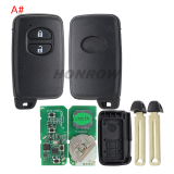 Lonsdor LT20-01 Smart Key with key shell 8A+4D Adjustable Frequency For Toyota & Lexus 3370 0140 A433 F433 5290 Support K518 & K518ISE & KH100+ Support Frequency: 312MHz/314.35MHz/315.12MHz/433.92MHz