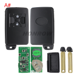 Lonsdor LT20-03 Smart Key PCB with key shell  8A+4D Adjustable Frequency For Toyota 0780 Support K518 & K518ISE & KH100+ Transponder chip: ID71 CHIP P1:9F Frequency: 433MHz 271451-0780