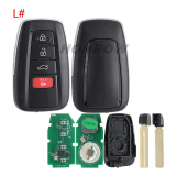 LONSDOR LT30-01 4 button smart key with TOYOTA 4A UNIVERSAL SMART KEY BOARD NUMBER 2000 2561 1320 2550 01 10 SUPPORTED MODELS： COROLLA(2019-)  LEVIN(2019-) COROLLA CROSS(2019-)  ALLION(2016-) CAMRY(2024-)