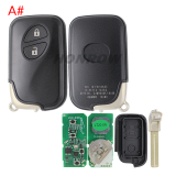 Lonsdor LT20-01 Smart Key with key shell 8A+4D Adjustable Frequency For Toyota & Lexus 3370 0140 A433 F433 5290 Support K518 & K518ISE & KH100+ Support Frequency: 312MHz/314.35MHz/315.12MHz/433.92MHz