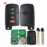 Lonsdor LT20-04 Smart Key with key shell 8A+4D Adjustable Frequency For Toyota & Lexus 0010 0020 7930 2110 Support K518 & K518ISE & KH100+