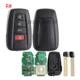 Lonsdor LT20-08 Smart Key PCB with Key shell 8A+4D Adjustable Frequency For Toyota 0410 Support K518 & K518ISE & KH100+